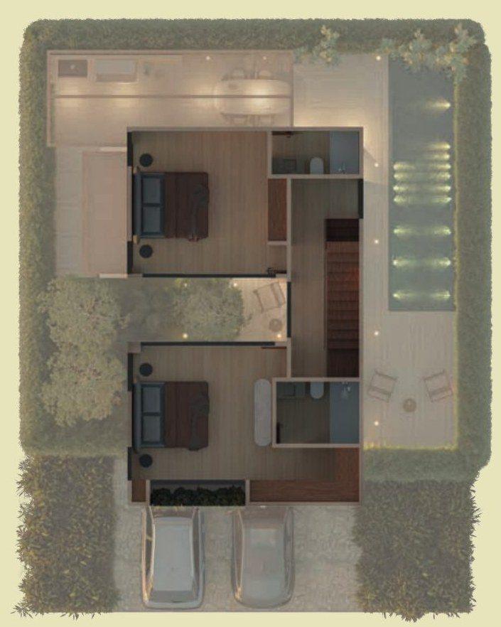 Planta piso 2 de Casa tipo 1