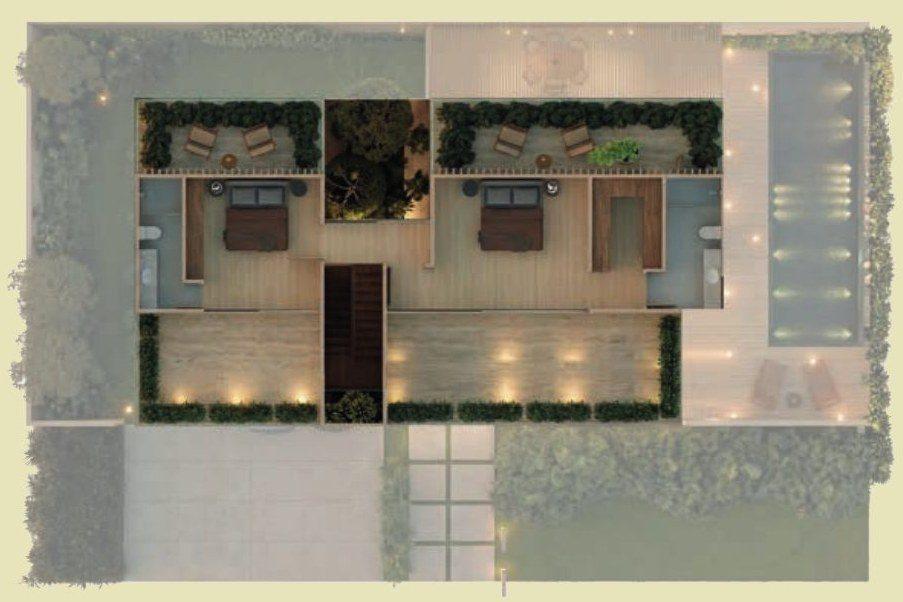 Planta piso 3 de Casa tipo 2